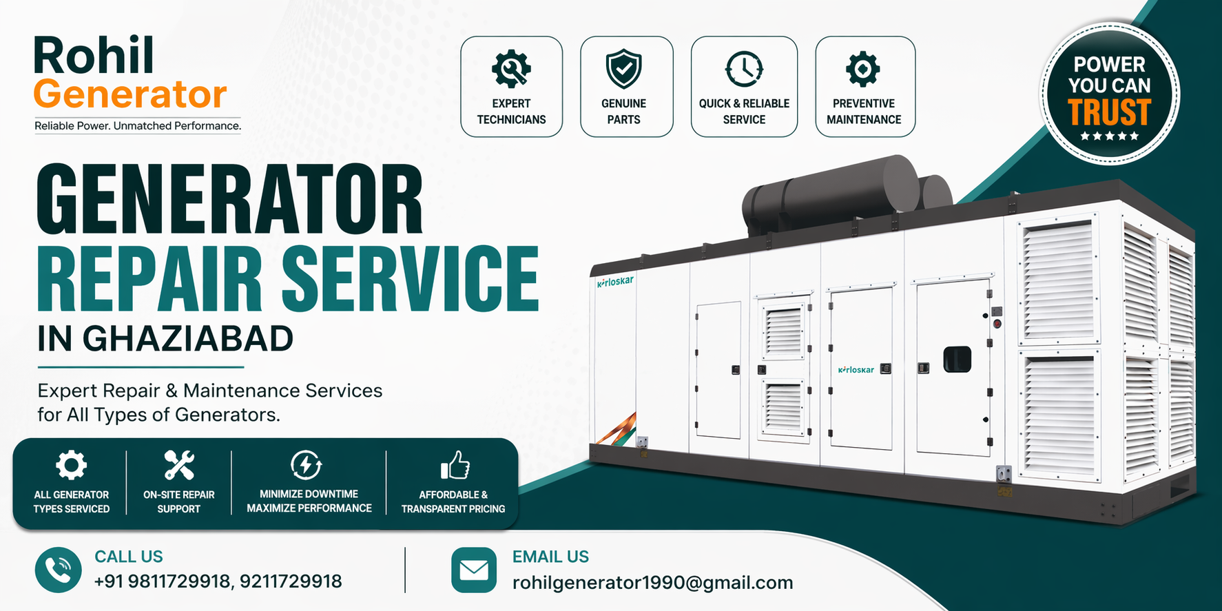Generator Repair Service in Ghaziabad